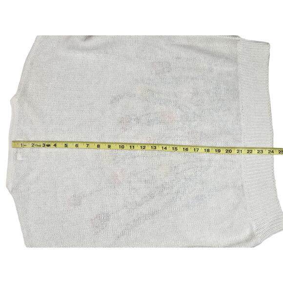 Vintage Womens Cervelle Sweater Size Large Tulip Sequin Art to Wear Embellished - Picture 5 of 5